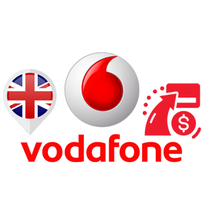 شارژ آنلاین سیم کارت ودافون انگلیس